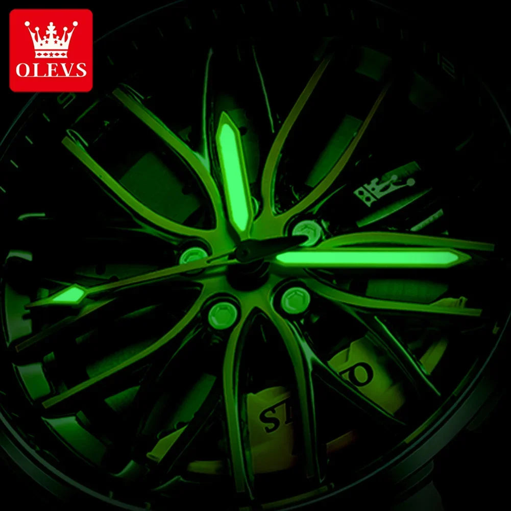 OLEVS Racing Wheel Watch