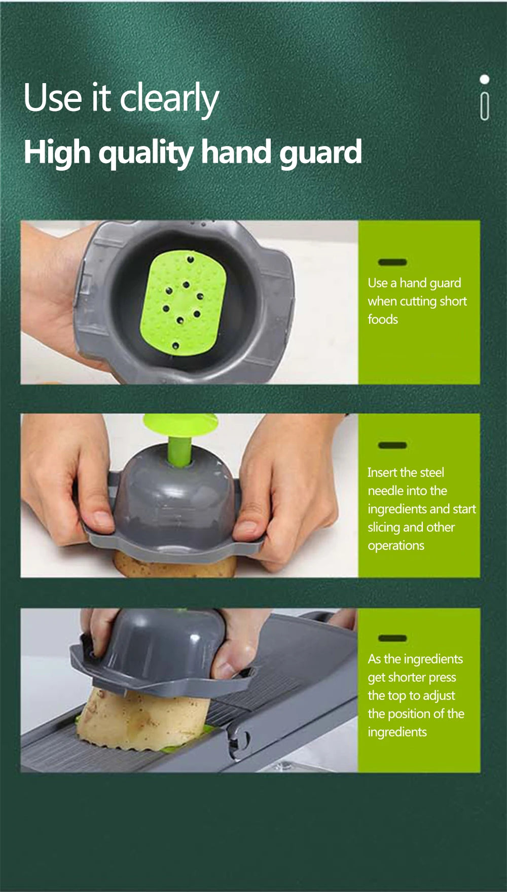 SlicePro™ – 7-in-1 Vegetable Cutter & Grater