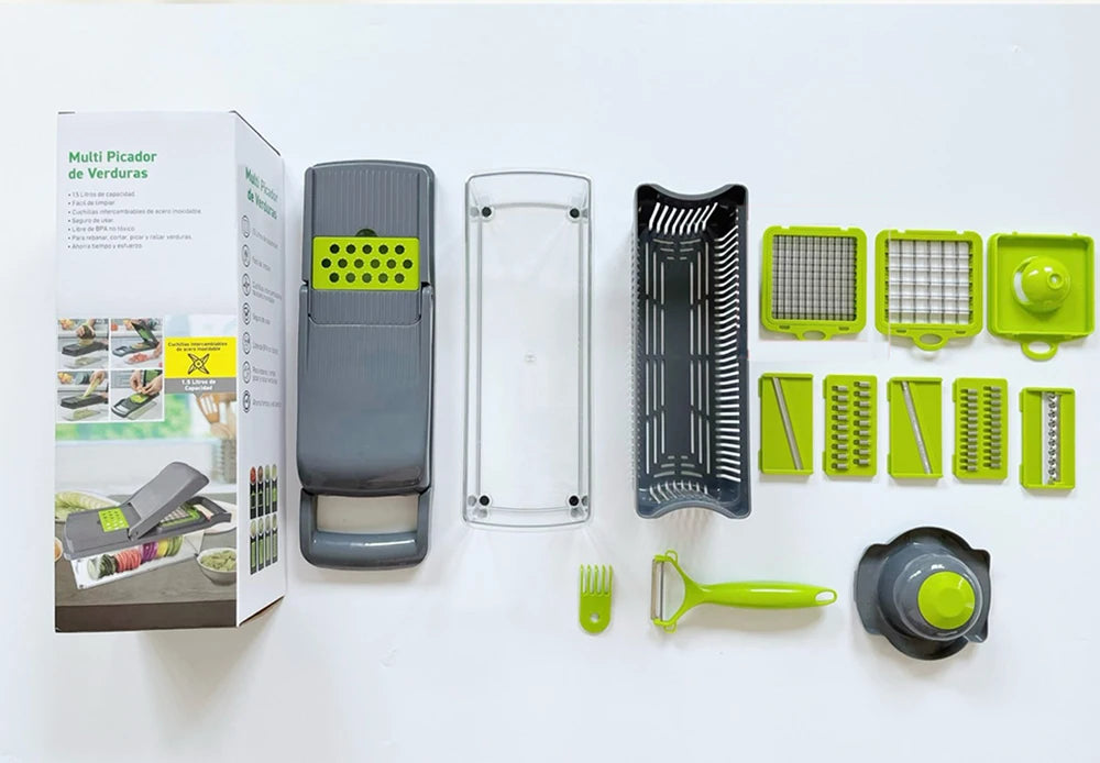 SlicePro™ – 7-in-1 Vegetable Cutter & Grater