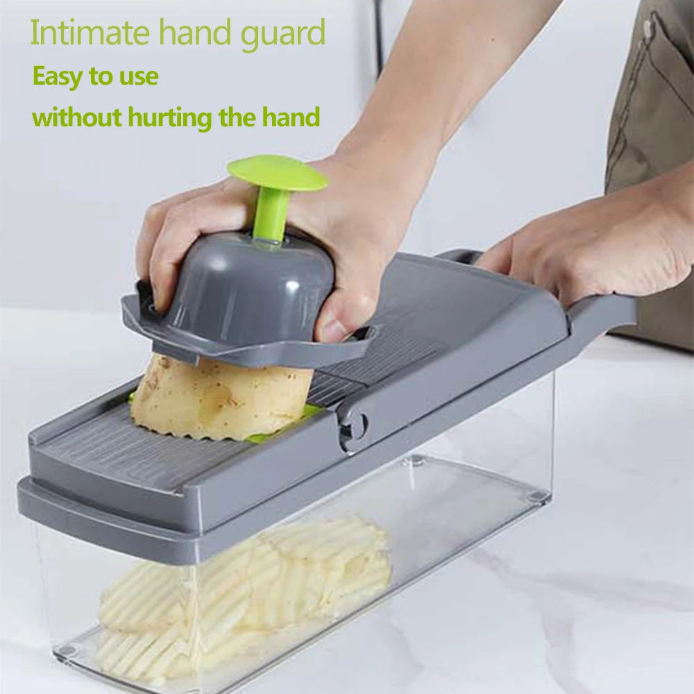 SlicePro™ – 7-in-1 Vegetable Cutter & Grater