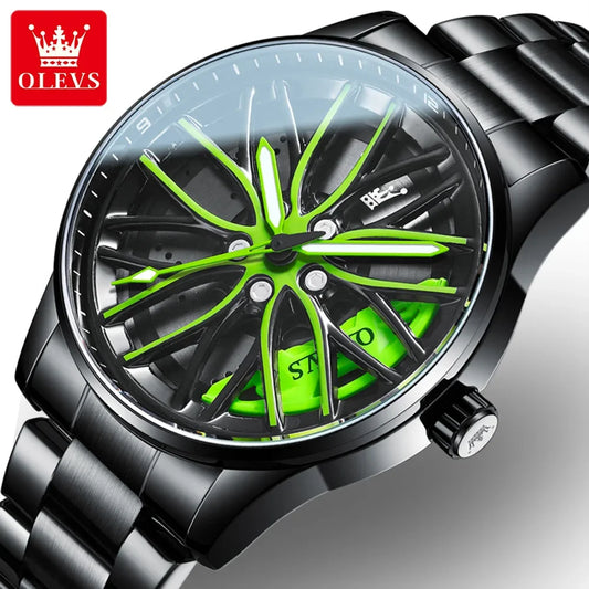 OLEVS Racing Wheel Watch